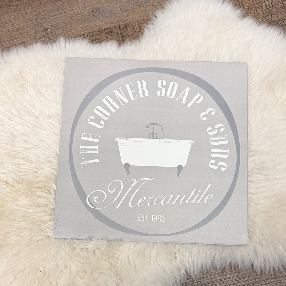 Metal wall art bathroom decor size 10x10